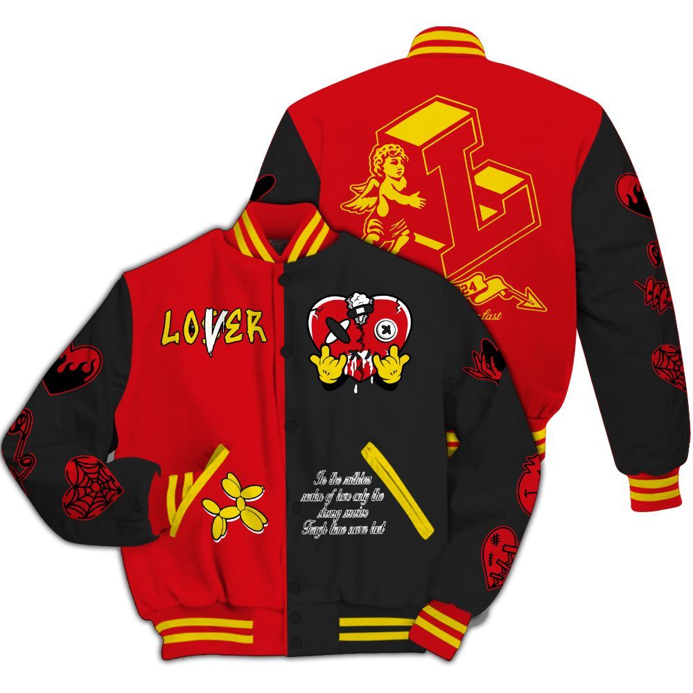 Varsity Jacket To Match Ferrari 14s - Loser Lover Heartbreak All Over Print