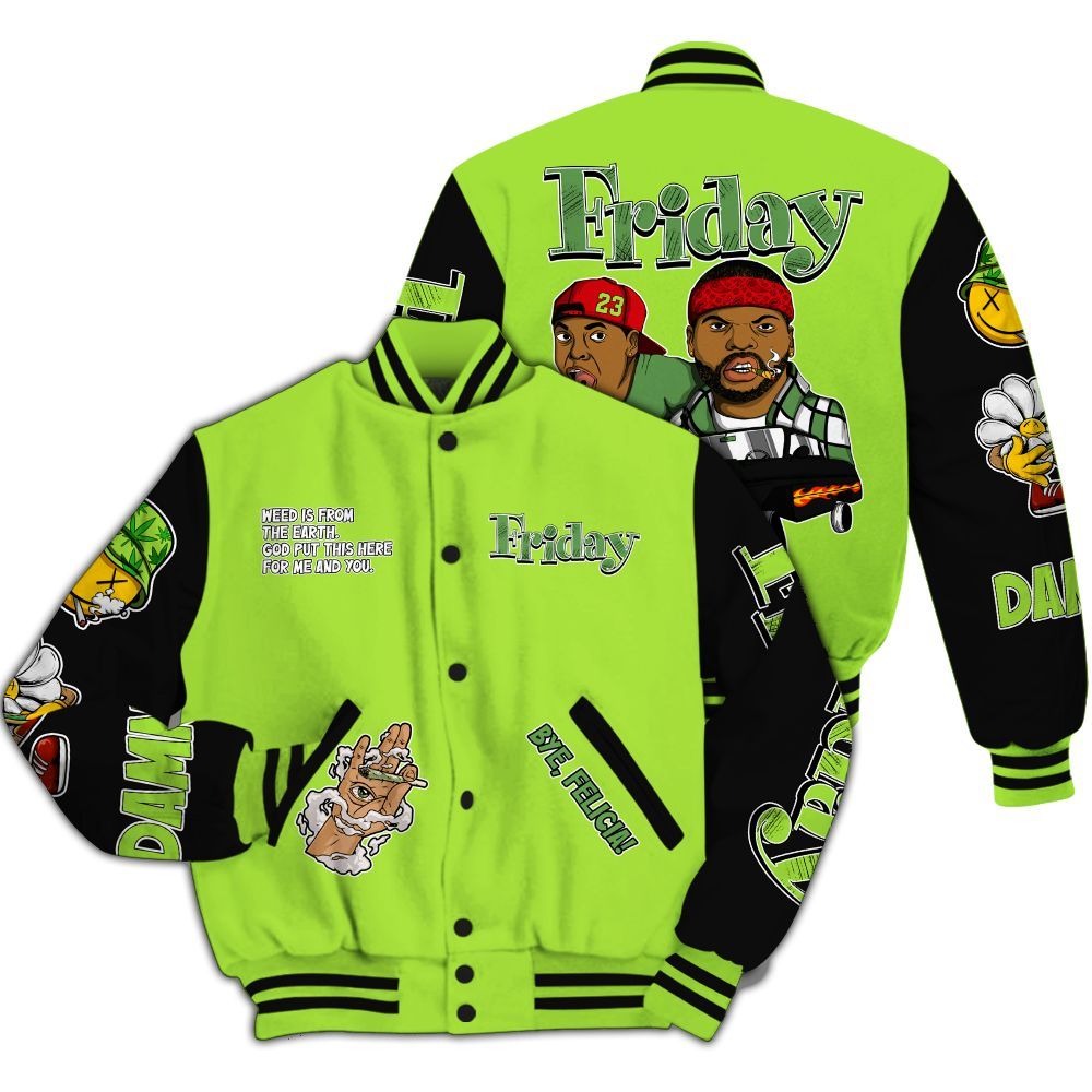 Varsity Jacket To Match Kobe 6 SE Grinch - Friday Sneaker Stress Style All Over Print