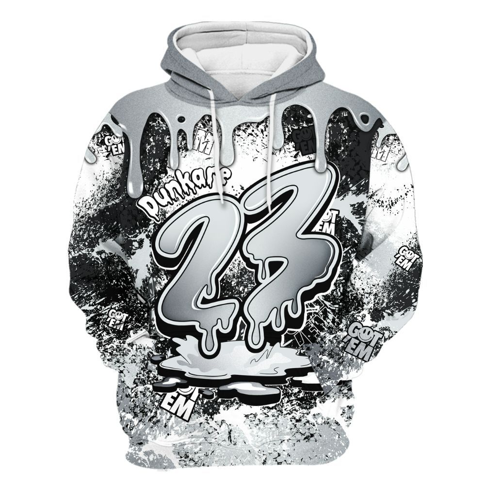 Hoodie To Match Cap And Gown 6s - Dripping 23 Drip All Over Print