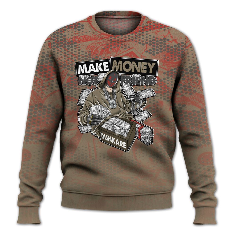 Sweatshirt To Match Olive 9s - Make Moneys Unique All Over Print