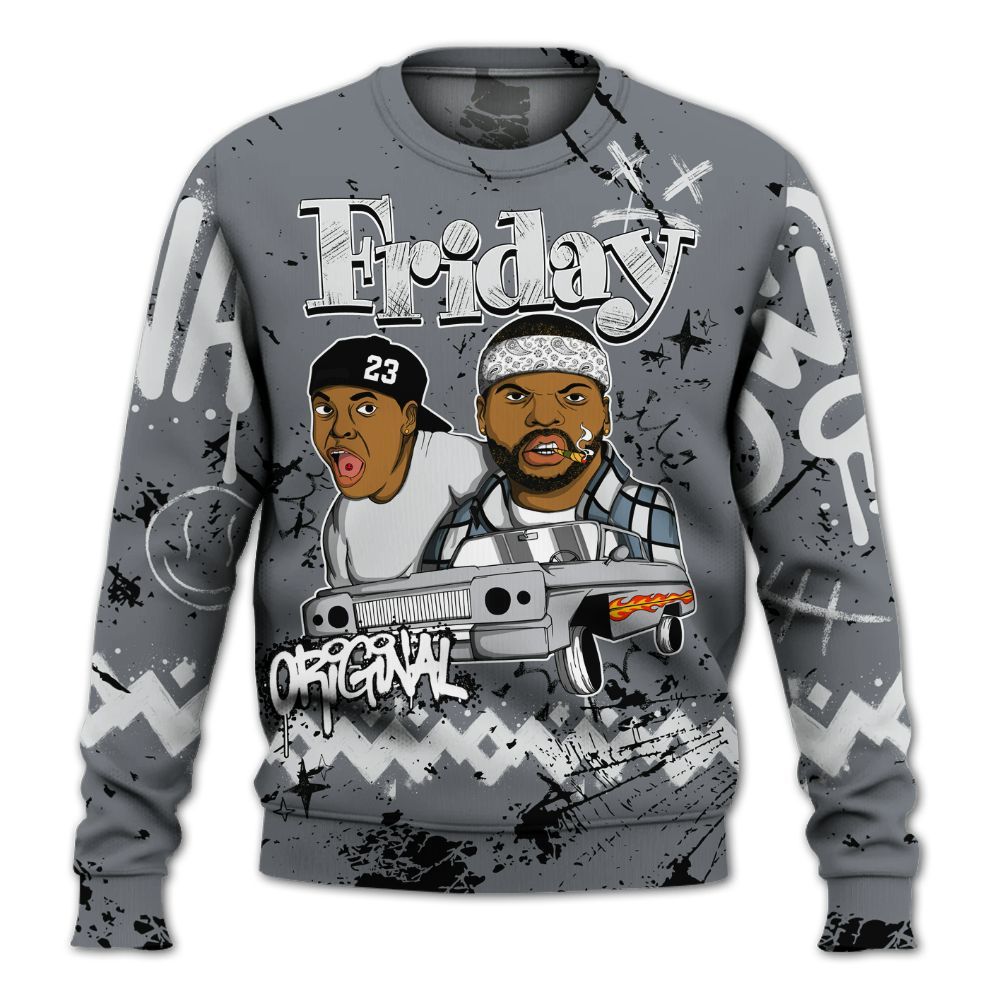 Sweatshirt To Match Air Max DN Silver Bullet - Friday Sneaker Crayon All Over Print