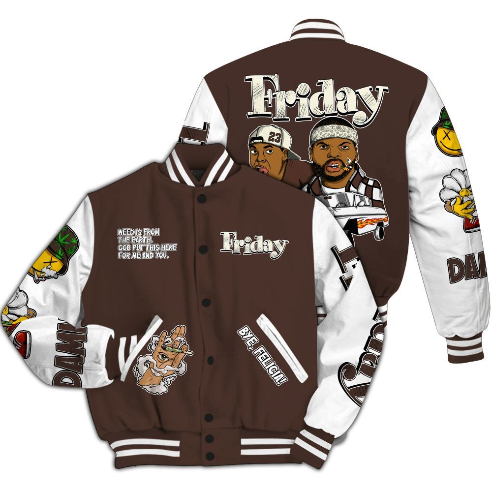 Varsity Jacket To Match SoleFly Cafecito 12s - Friday Sneaker Stress Style All Over Print