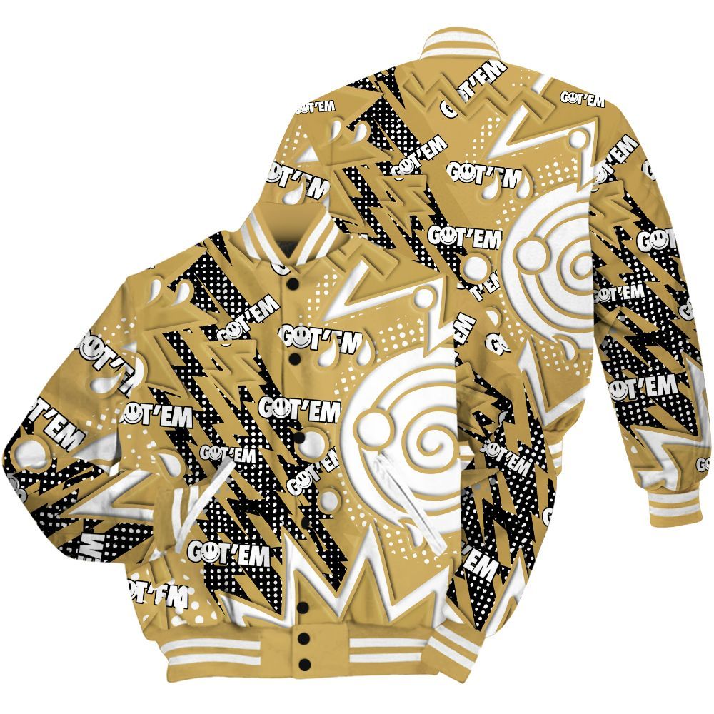 Varsity Jacket To Match Craft Paris 6s - Retro Vintage 90s All Over Print