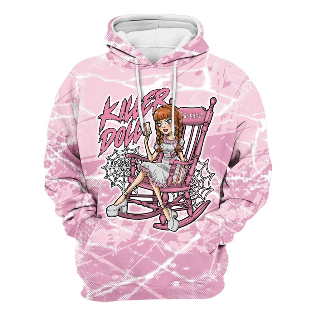 Hoodie To Match Orchid 4s - Killer Doll-A Halloween Profound All Over Print