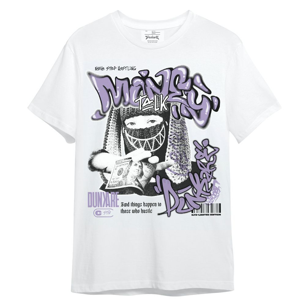 Shirt To Match Low Pure Violet 11s - Money Talk Rap Unisex Shirt
