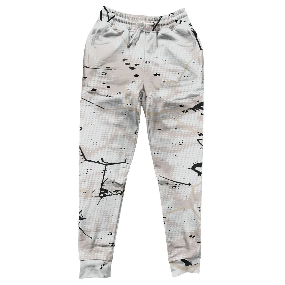 Sweatpant To Match Retro Reverse Metallic 5s - Crack Graphic All Over Print
