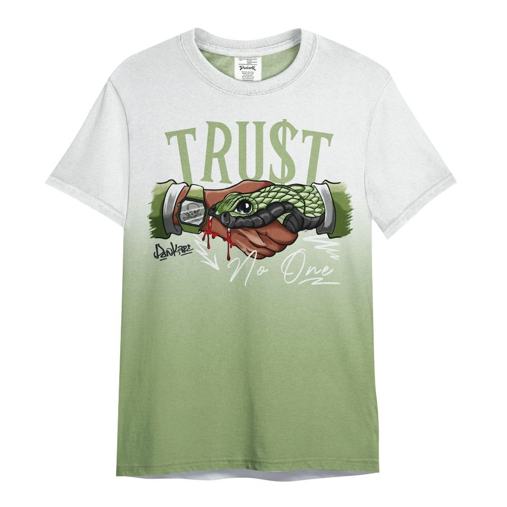 Shirt To Match Oil Green 4s - Snake Trust No One Drip All Over Print