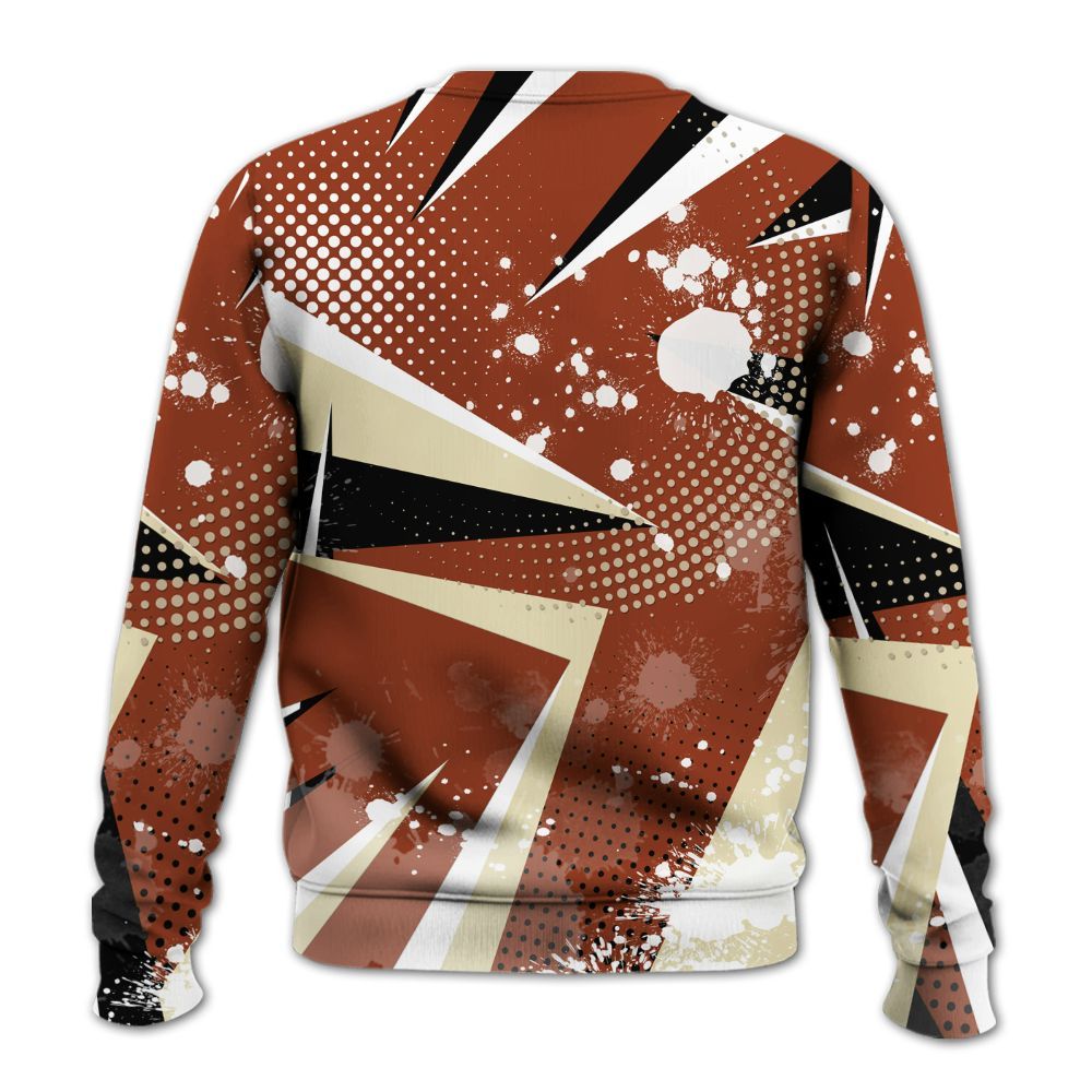 Sweatshirt To Match Retro Eastside Golf 12s - Poly Trust No One Dripping All Over Print