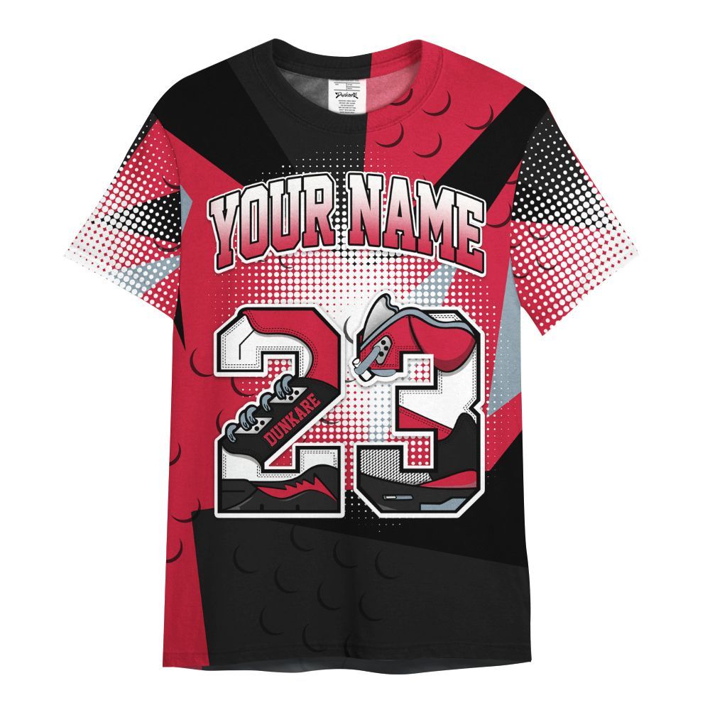 Shirt To Match Retro Infrared Salesman 6s - Poly Custom Name Number 23 5s All Over Print
