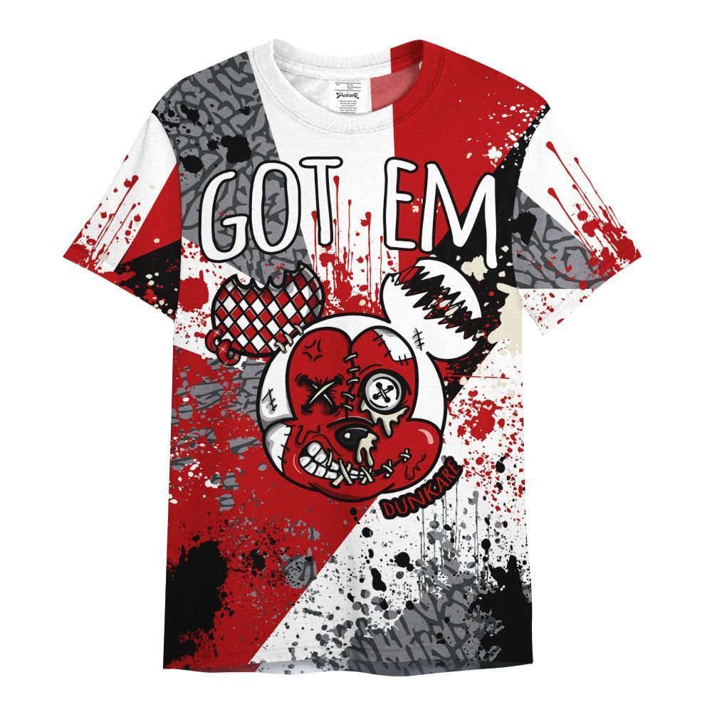 Shirt To Match Cement Grey 3s - Got Em Drip All Over Print