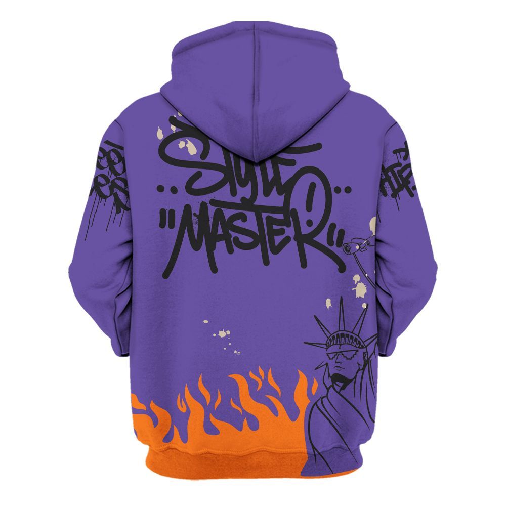 Hoodie To Match Air Max Waffle SP Voltage Purple - Graphic Fck Around Find Out All Over Print