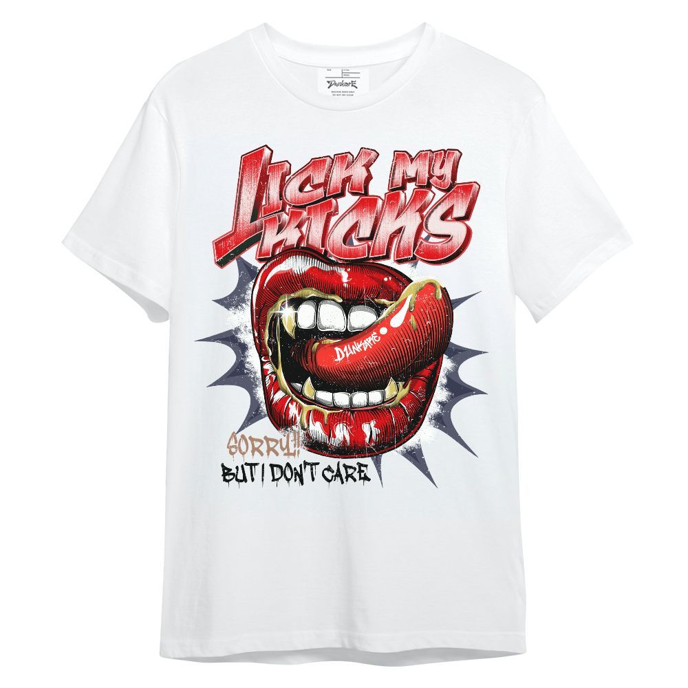 Shirt To Match Low OG Howard University 1s, Lick My Kicks Lips Unisex Shirt