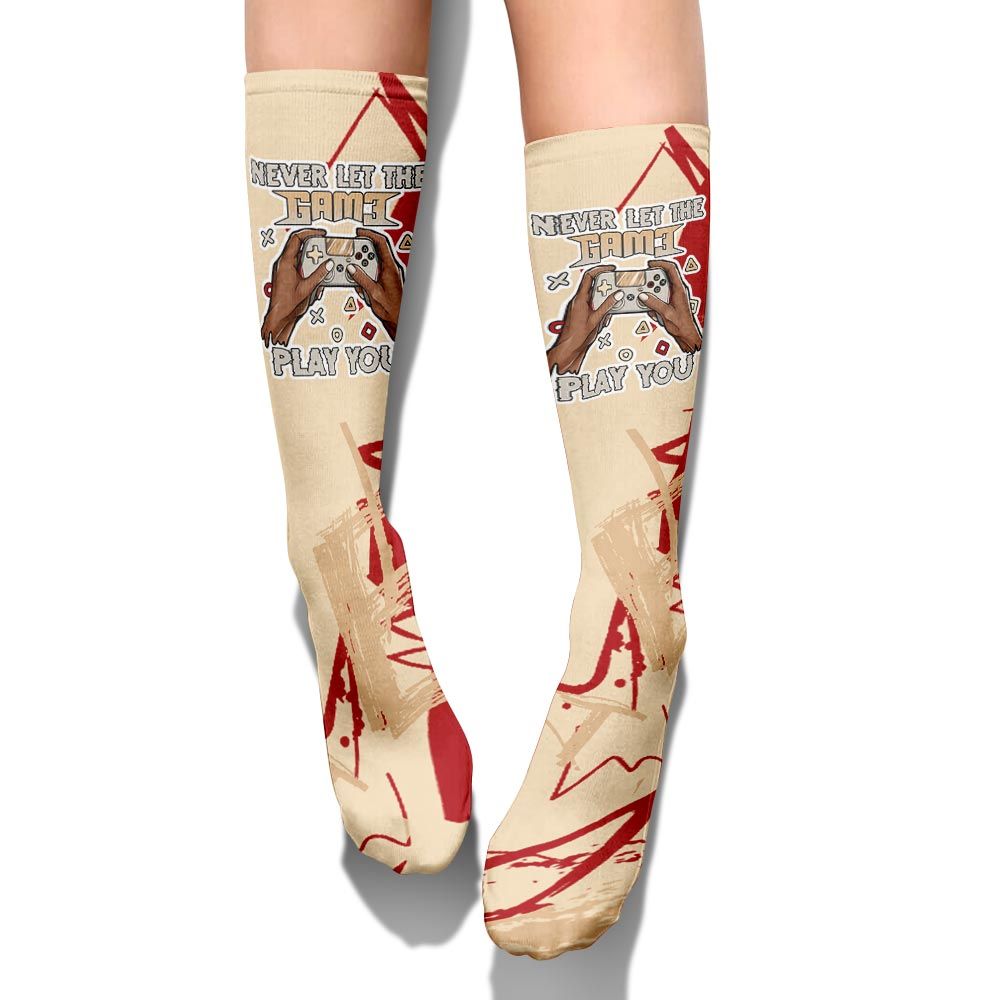 Sock To Match Dunk Low Strawberry Waffle - PlayGame Human Messyz