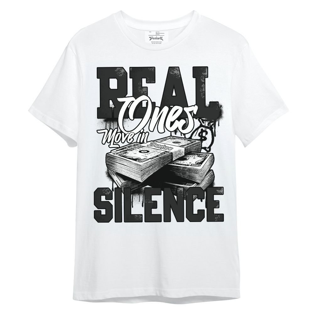 Shirt To Match Black Cat 3s - Move In Silence Money Unisex Shirt