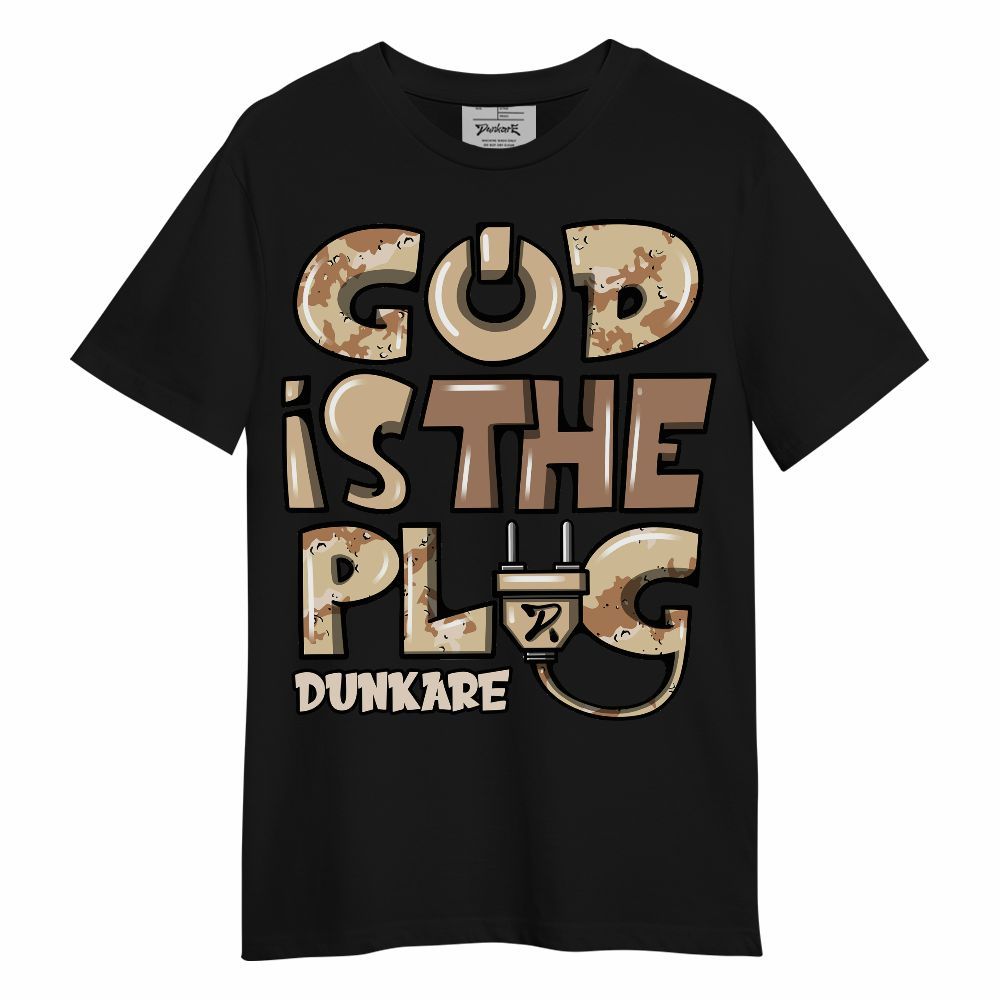 Shirt To Match Desert Camo 3s - God Is The Power Cord Unisex Shirt