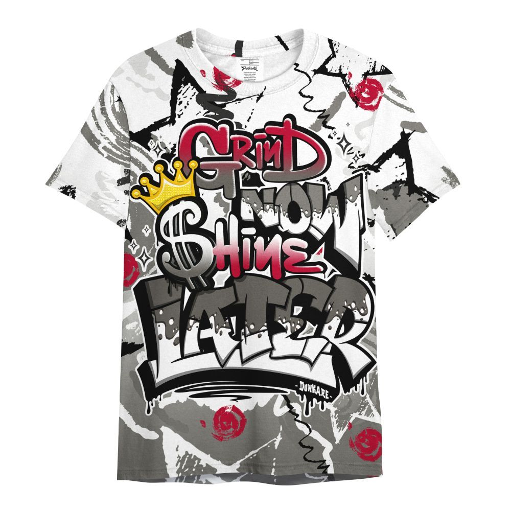 Shirt To Match Shadow 2025 10s Shirt, Grind Shine Later Drip All Over Print