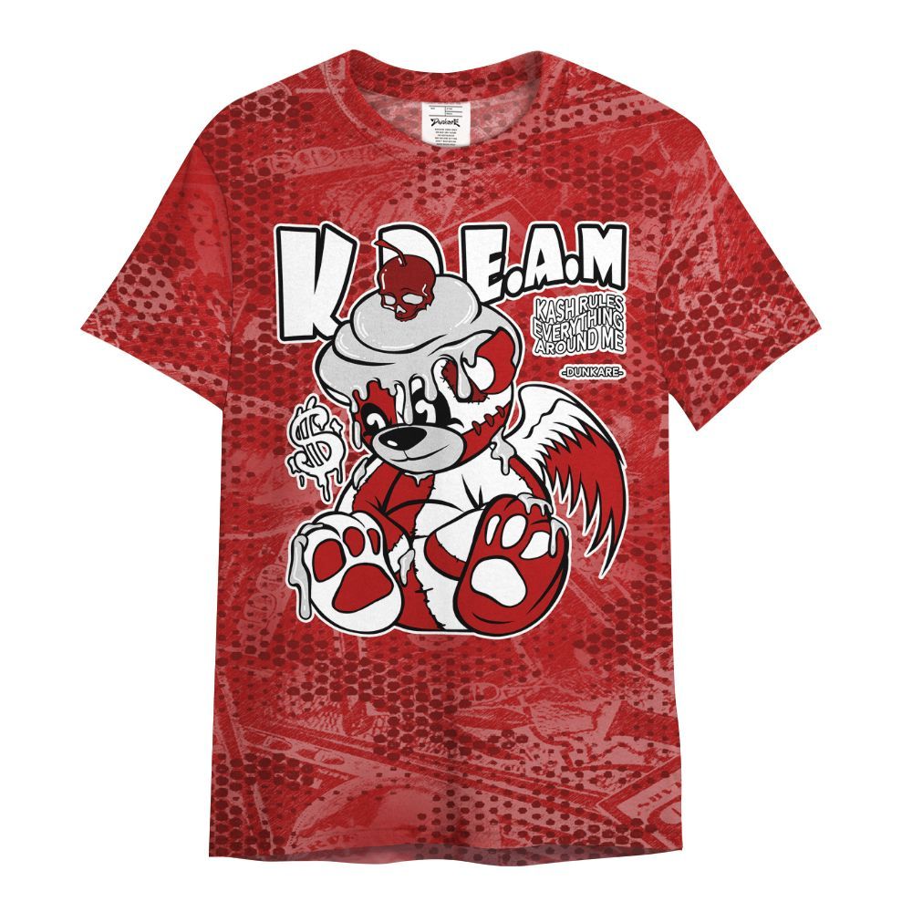 Shirt To Match Red Taxi 12s - Loot Bear All Over Print