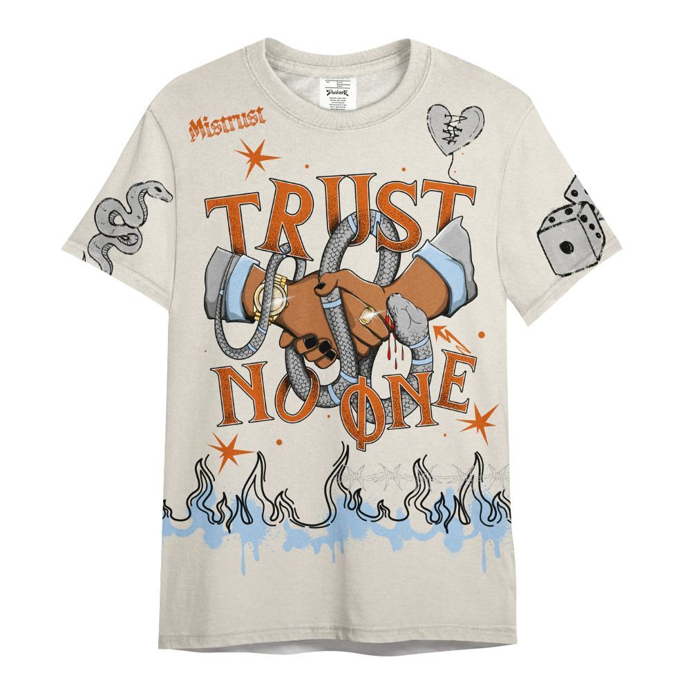 Shirt To Match SE Craft 5s - Trust No One Snake-Bite Doodle Crayon All Over Print
