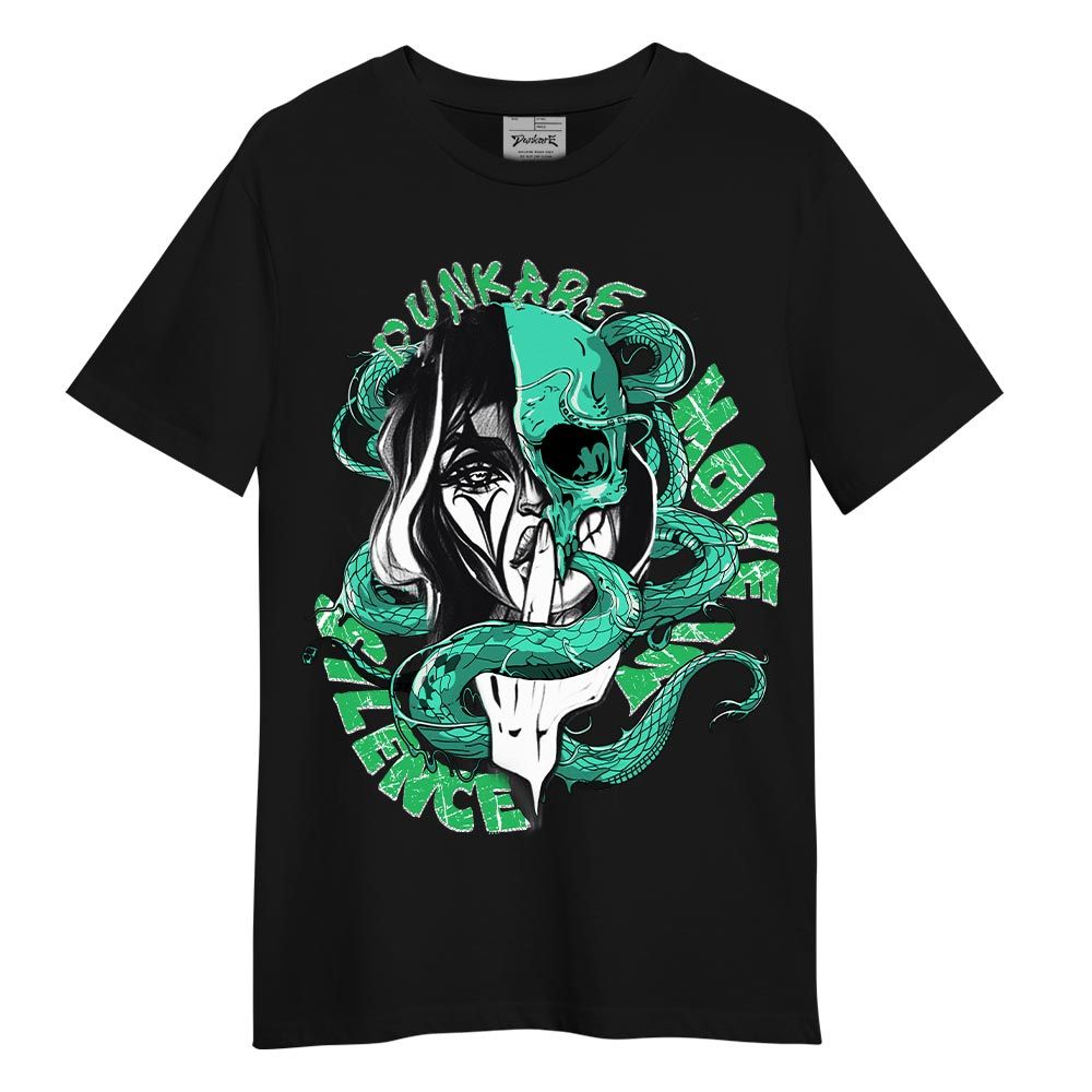 Shirt To Match Black Green Glow 3s T-- Move In Silence T-Shirt Unisex