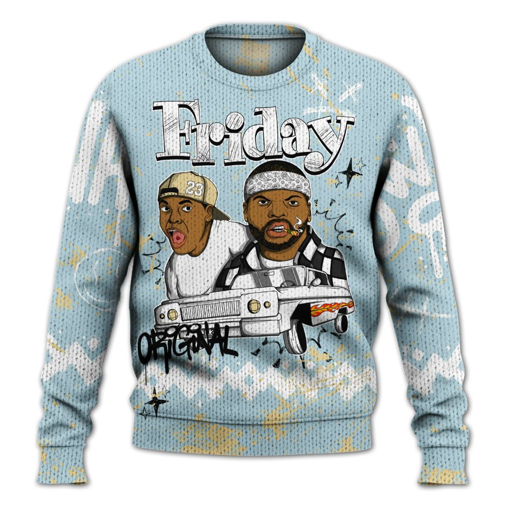 Knitted Sweater To Match Low Year Of The Snake 11s - Friday Sneaker Crayon