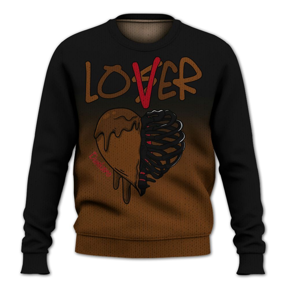 Knitted Sweater To Match Archaeo Brown 5s - Loser Lover Dripping