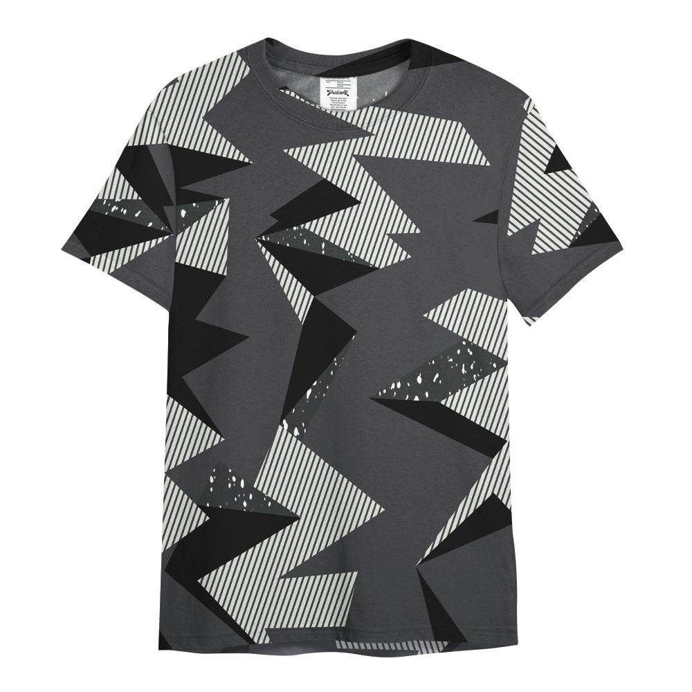Shirt To Match Fear 4s - Geometric Camouflage Pattern All Over Print
