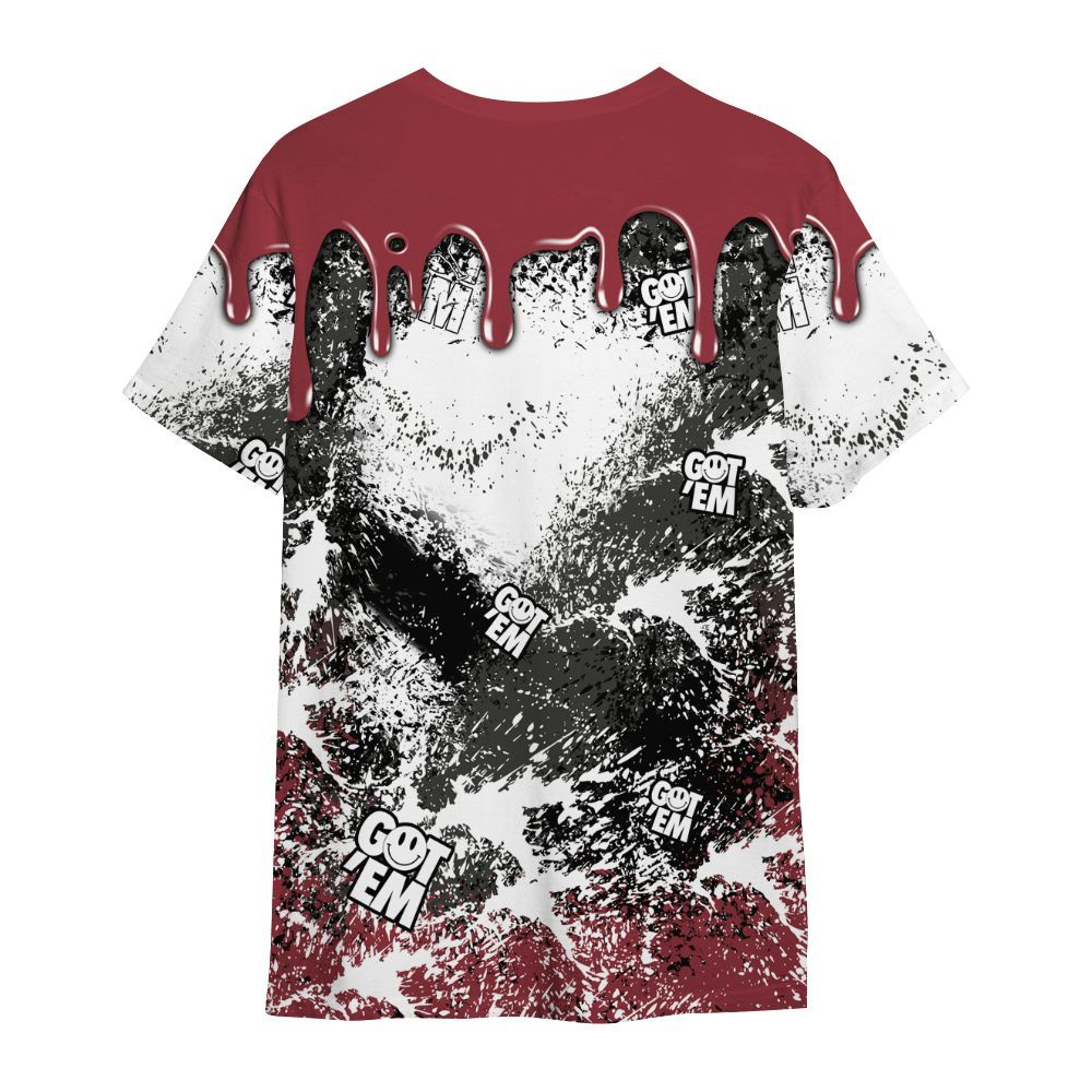 Shirt To Match Black Toe 14s - Dripping 23 Drip All Over Print