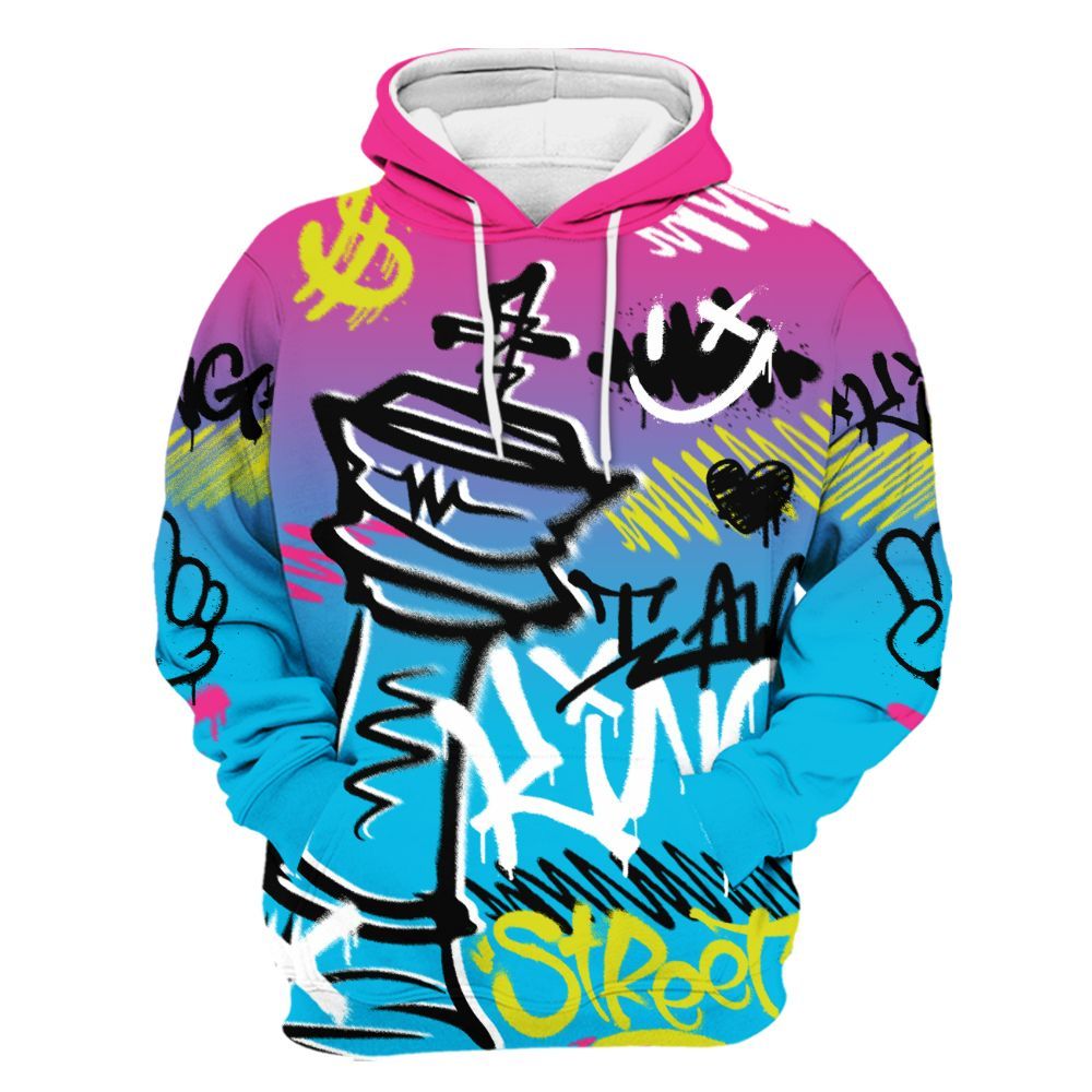 Hoodie To Match Tokyo Nights Stewie 3s - Street King Chess Streetwear All Over Print