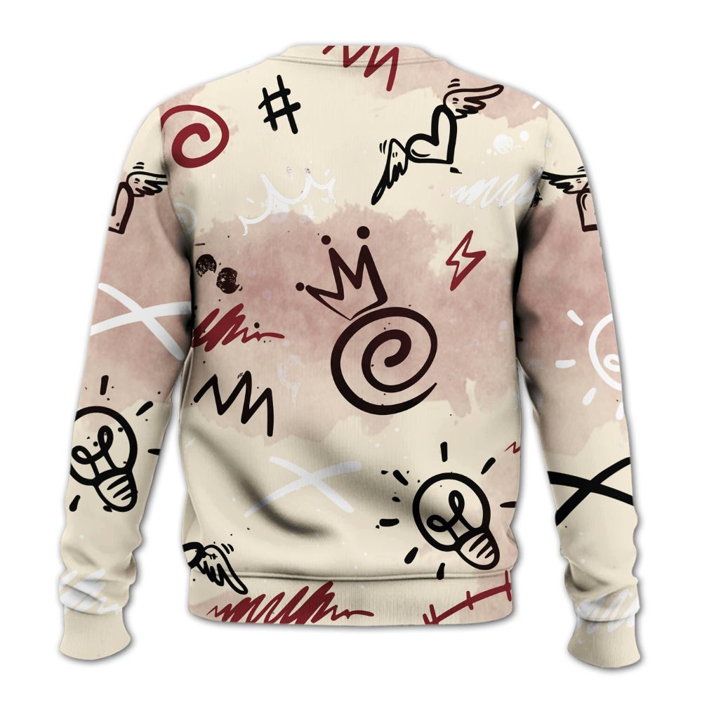 Sweatshirt To Match Valentine's Day 2026 4s - Drip Been Di2ferent All Over Print