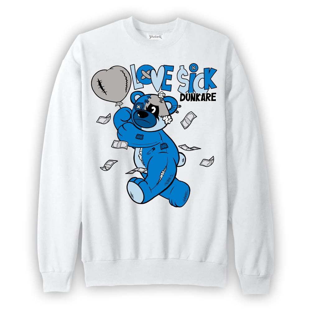 Sweatshirt To match Industrial Blue 4s Sweatshirt - Loves Sick Graphic