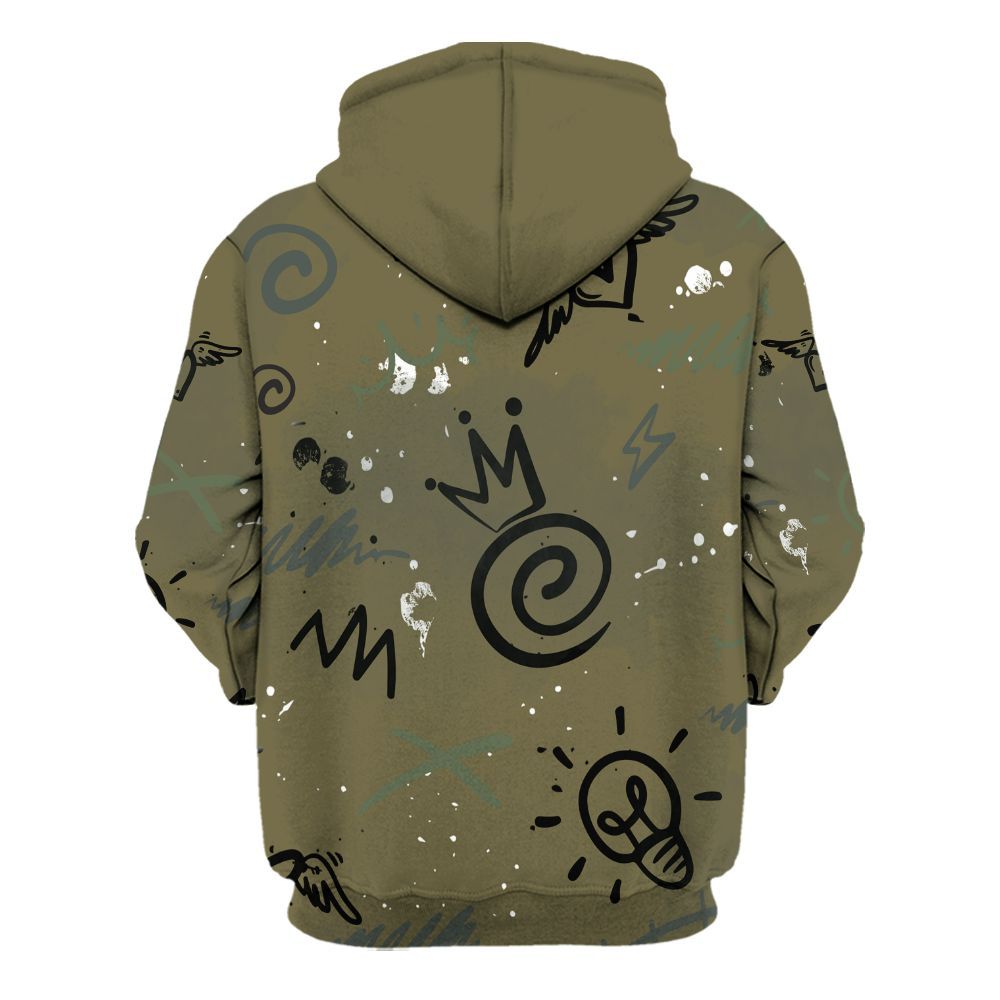 Hoodie To Match Retro Family Affair 3s - Drip Been Di2ferent All Over Print