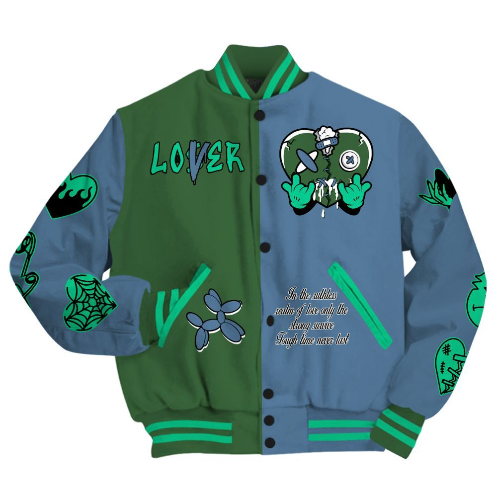 Varsity Jacket To Match Foamposite Pro Pine Green 2025 - Loser Lover Heartbreak All Over Print