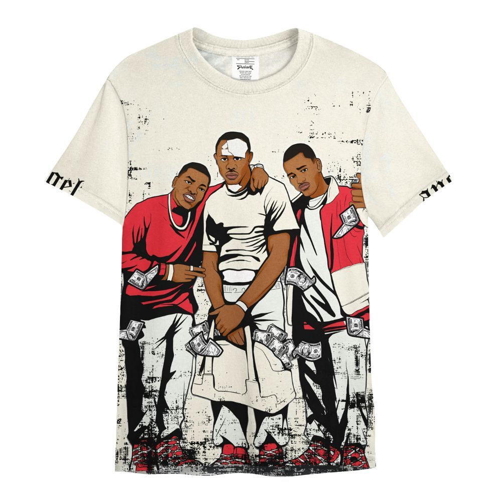Shirt To Match Low OG Sail 1s - Paid In Full Money All Over Print