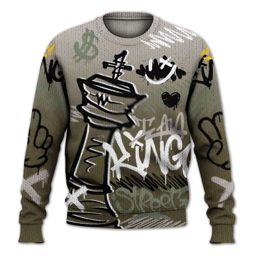 Knitted Sweater To Match Dunk Low Year Of The Snake - Street King Chess Streetwear