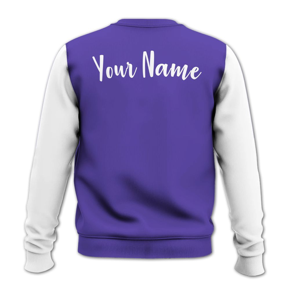 Sweatshirt To Match Low Hornets 1s - Custom Name God Blessed Drip All Over Print