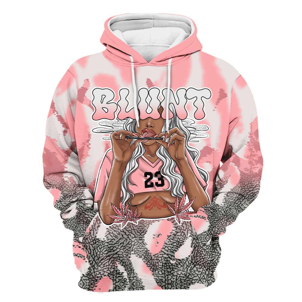 Hoodie To Match Retro Wings 3s - Bluntz Burnz All Over Print