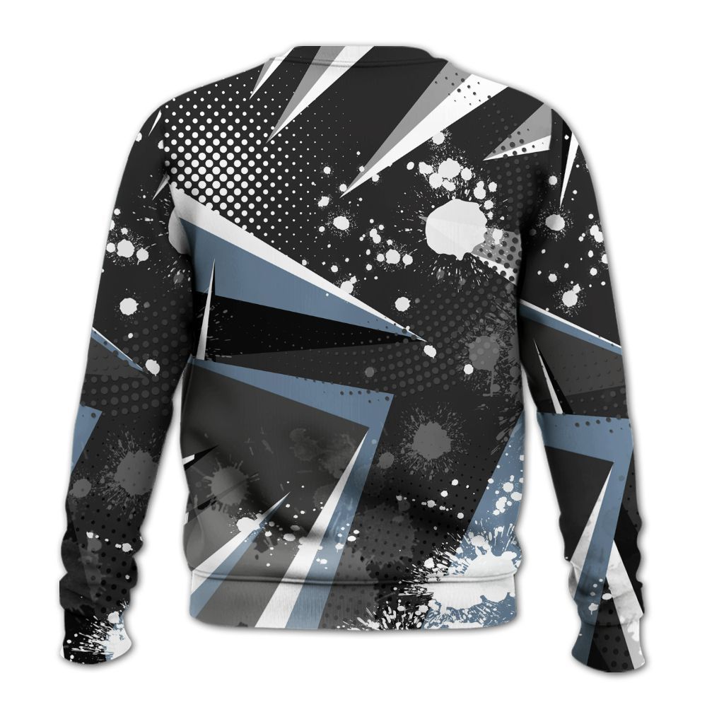 Sweatshirt To Match Black Chrome 6s - Poly Trust No One Dripping All Over Print