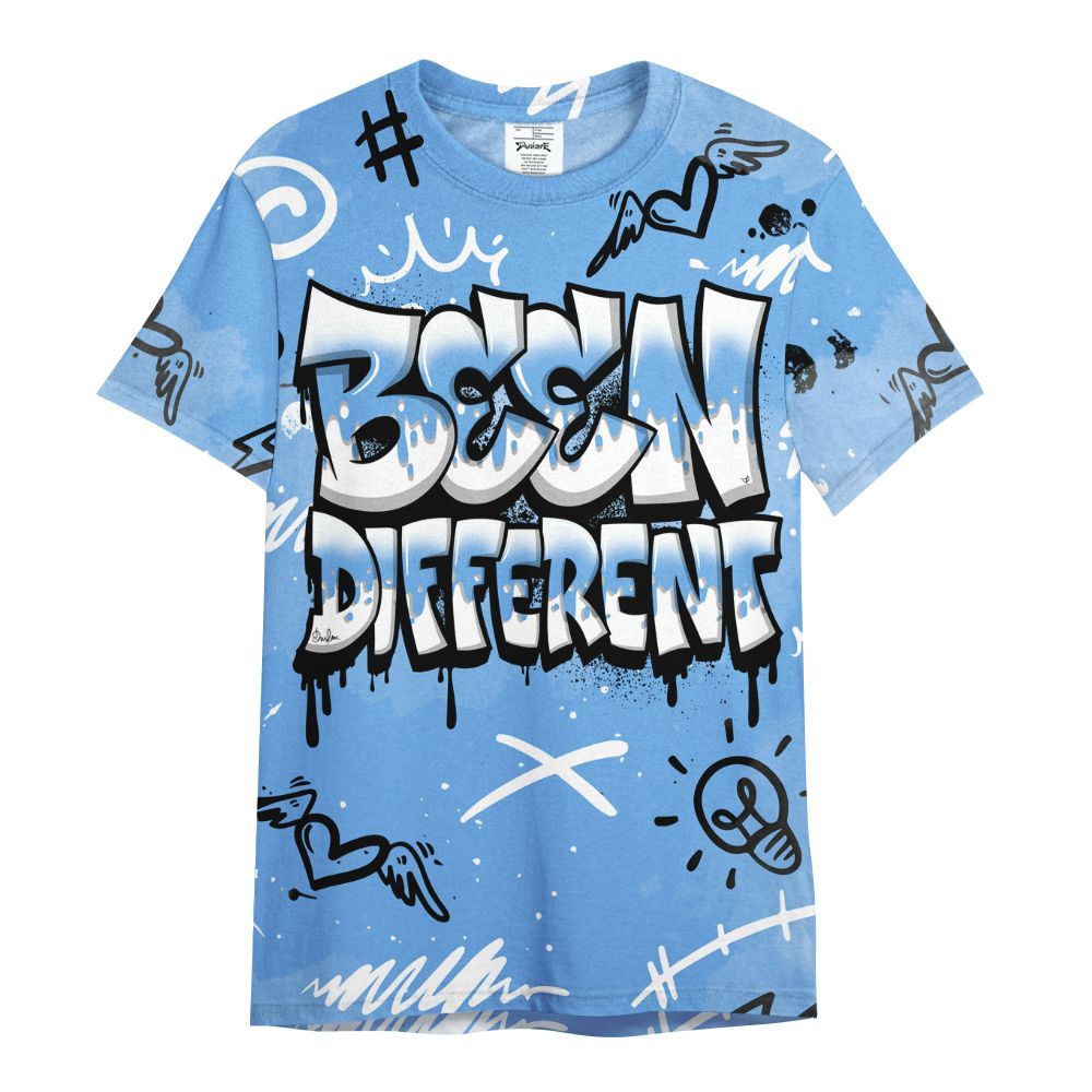 Shirt To Match University Blue 6s - Drip Been Di2ferent All Over Print