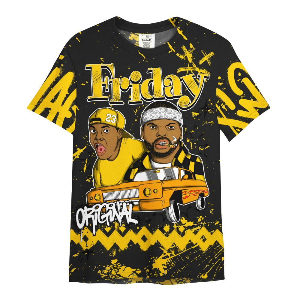 Shirt To Match Corteiz Air Max 95 Tour Yellow 5s - Friday Sneaker Crayon All Over Print