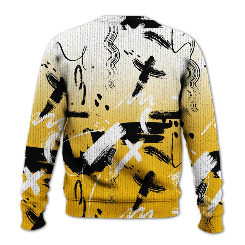 Knitted Sweater To Match Del Sol 13s - Money Hustle Grind Pray