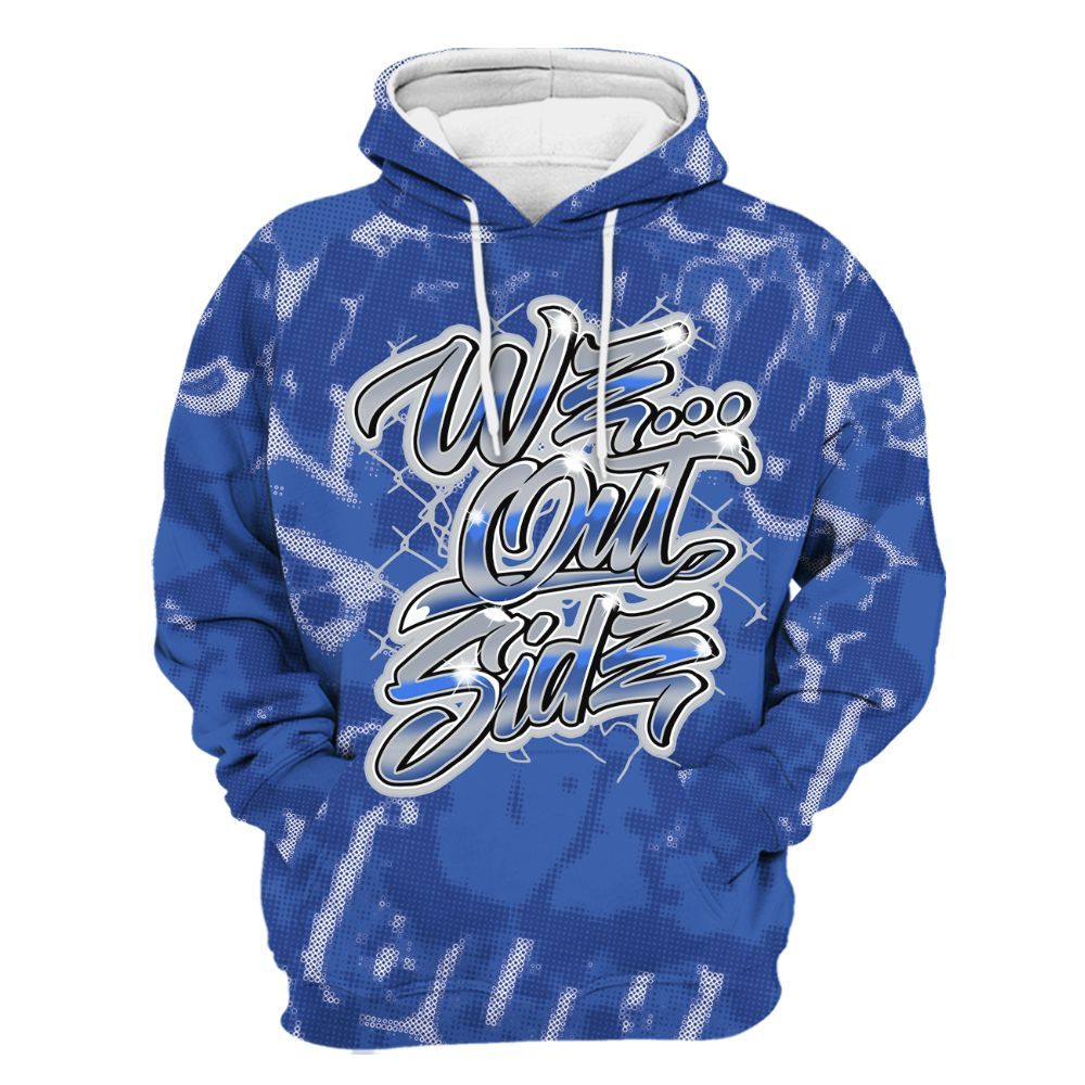 Hoodie To Match Air Foamposite One Royal - We OutSider Graphic Street All Over Print