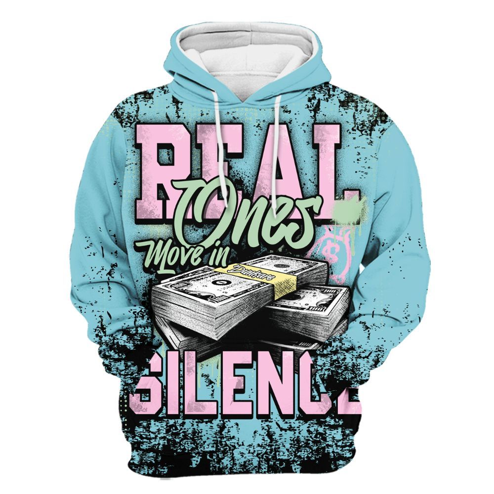 Hoodie To Match SB Dunk Low Visty - Move In Silence Money Street Retro All Over Print
