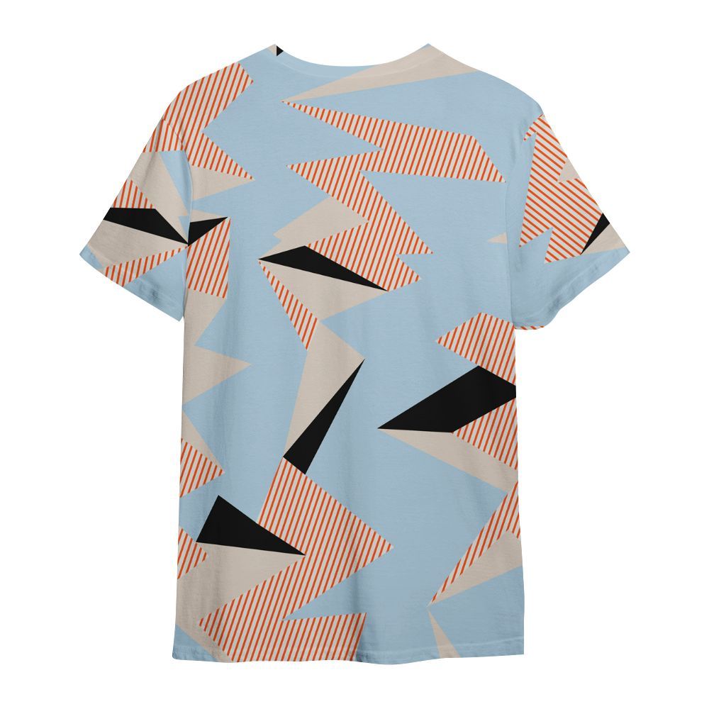 Shirt To Match High OG Alaska 1s - Geometric Camouflage Pattern All Over Print