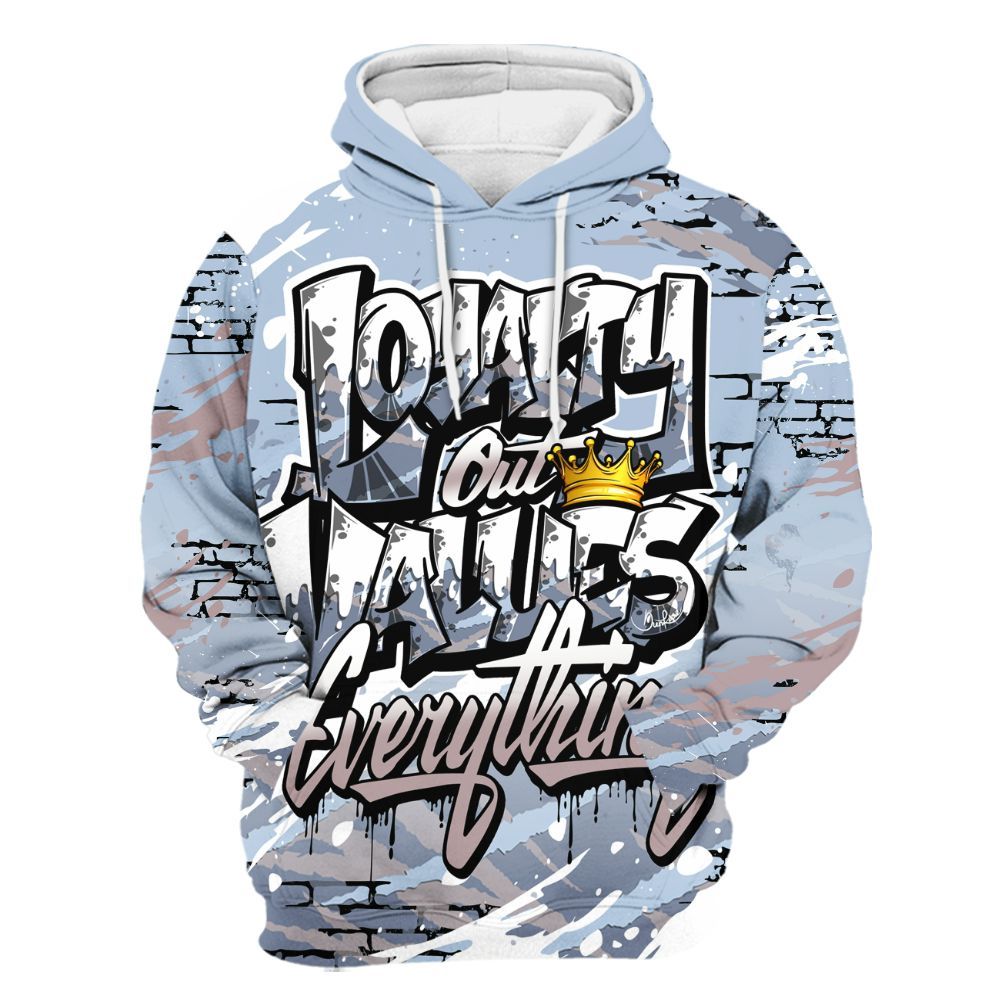 Hoodie To Match Ja 2 Induction - Values Of Loyalty Drip All Over Print