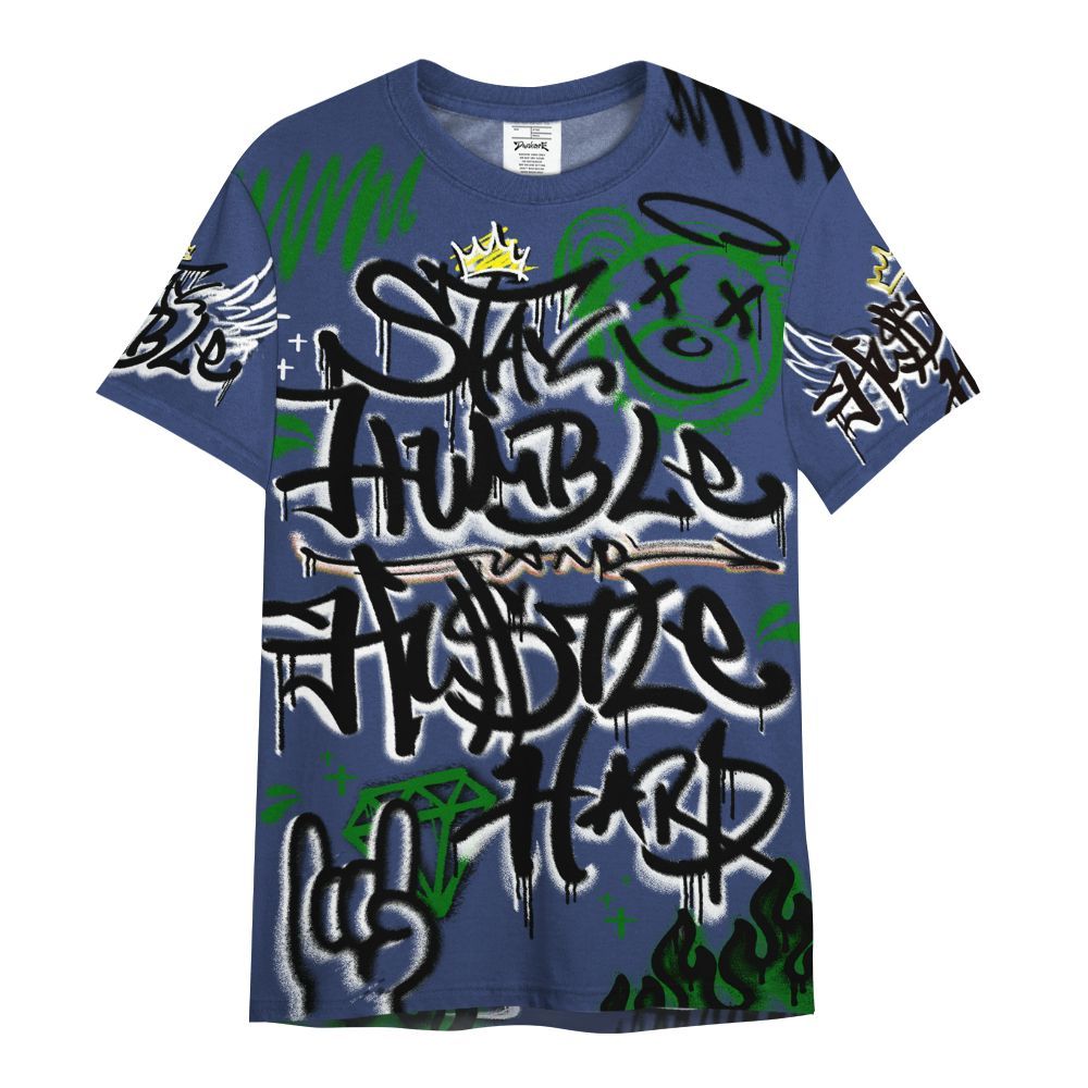 Shirt To Match Midnight Navy 13s - Humble Drip Streetwear Graffity All Over Print
