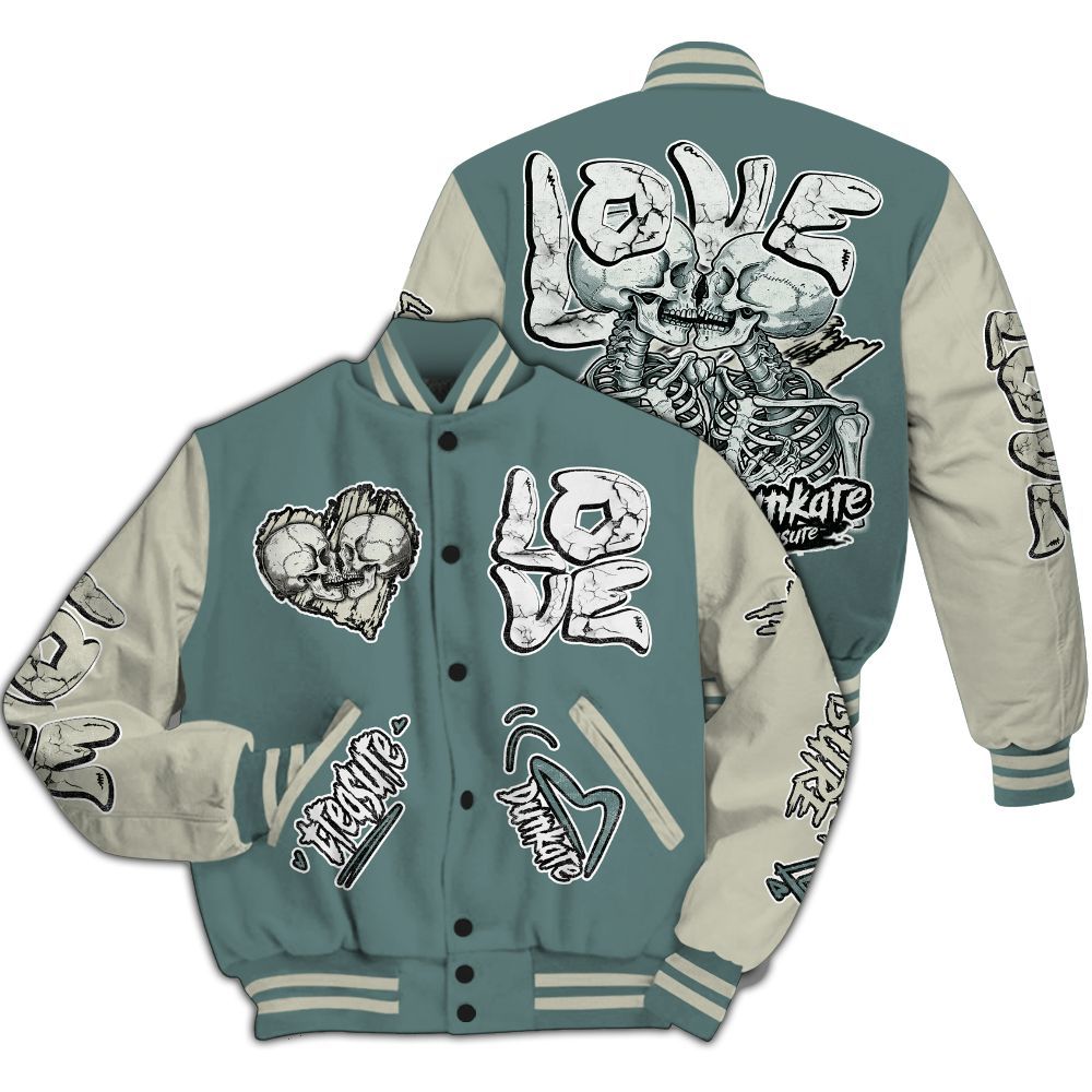 Varsity Jacket To Match AMM Low 17s - Skull Bear All Over Print