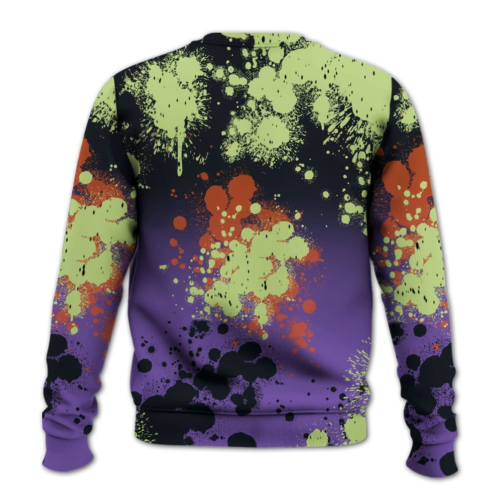 Sweatshirt To Match Canyon Purple 4s - Trust No One Scary All Over Print