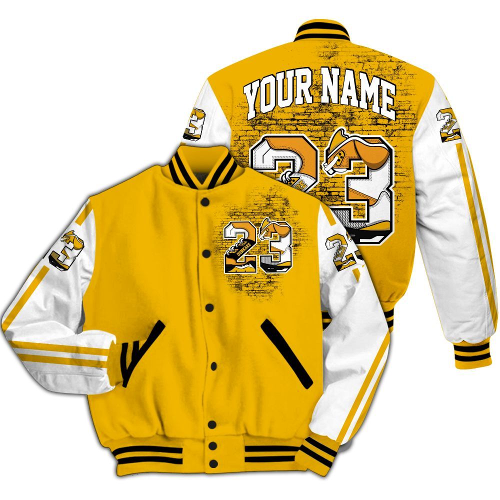 Varsity Jacket To Match Del Sol 13s - Custom Name Number 23 5s All Over Print