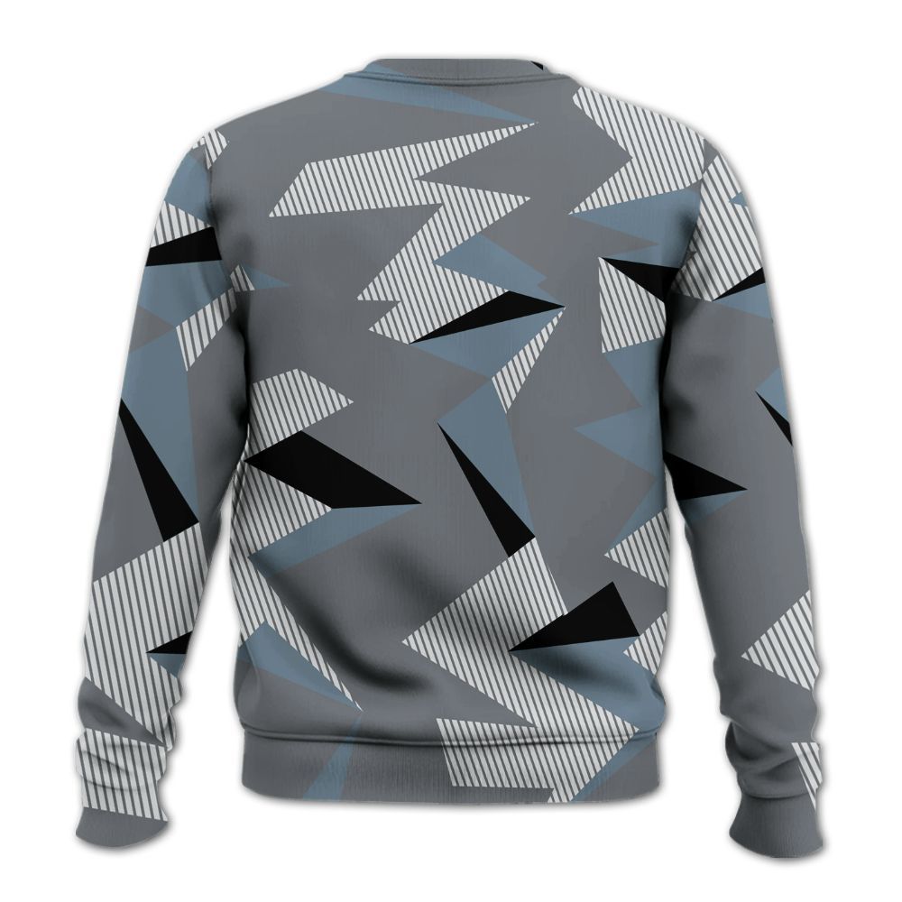 Sweatshirt To Match Air Max DN Silver Bullet - Geometric Camouflage Pattern All Over Print
