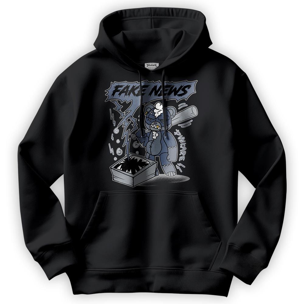 Sweatshirt To Match Low Diffused Blue 11s Hoodie - False News Hugz Hoodie Unisex